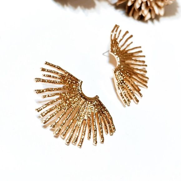 Sun radiant earrings M131 - Picture 5 of 7